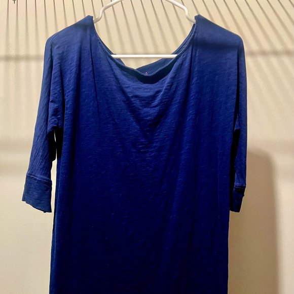 Lily Pulitzer Marlowe Boatneck T-Shirt Dress True Navy - NWOT - Size Small - Picture 1 of 2